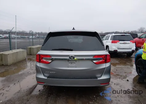 2019 Honda Odyssey Ex-L из США, поврежденный, VIN 5FNRL6H72KB027482